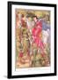 Robin Hood and the Lady, C.1920-Walter Crane-Framed Giclee Print