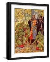 Robin Hood and the men of the Greenwood-Walter Crane-Framed Giclee Print