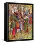 Robin Hood and the men of the Greenwood-Walter Crane-Framed Stretched Canvas