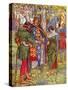 Robin Hood and the men of the Greenwood-Walter Crane-Stretched Canvas