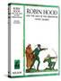 Robin Hood and the men of the Greenwood-Walter Crane-Stretched Canvas