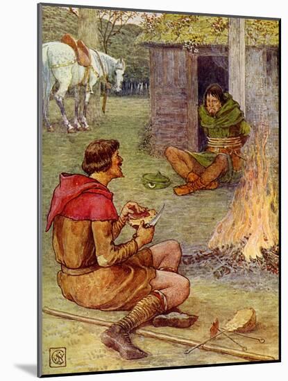 Robin Hood and the men of the Greenwood-Walter Crane-Mounted Giclee Print