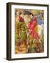 Robin Hood and the men of the Greenwood-Walter Crane-Framed Giclee Print