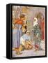 Robin Hood and the men of the Greenwood-Walter Crane-Framed Stretched Canvas