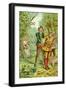 Robin Hood: Argument, Fight, Capture-null-Framed Art Print