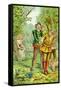 Robin Hood: Argument, Fight, Capture-null-Framed Stretched Canvas