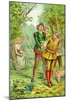 Robin Hood: Argument, Fight, Capture-null-Mounted Art Print