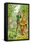 Robin Hood: Argument, Fight, Capture-null-Framed Stretched Canvas