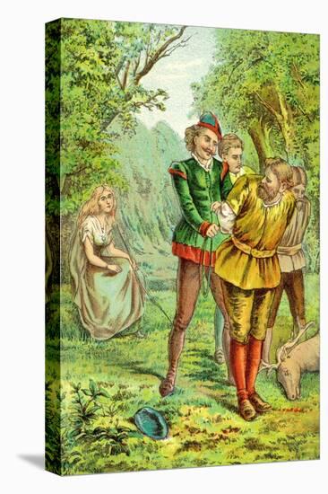 Robin Hood: Argument, Fight, Capture-null-Stretched Canvas