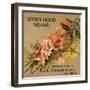 Robin Hood Brand - California - Citrus Crate Label-Lantern Press-Framed Art Print