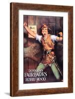 Robin Hood, Douglas Fairbanks, Sr., 1922-null-Framed Art Print