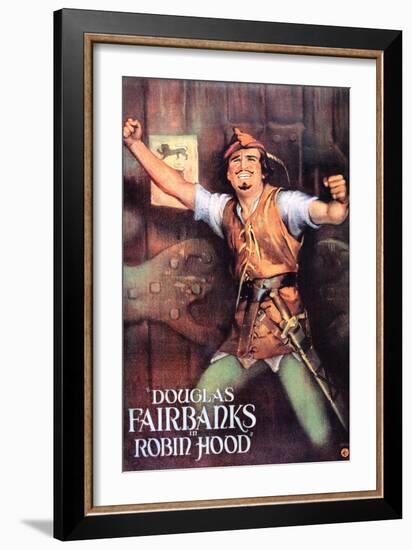 Robin Hood, Douglas Fairbanks, Sr., 1922-null-Framed Art Print