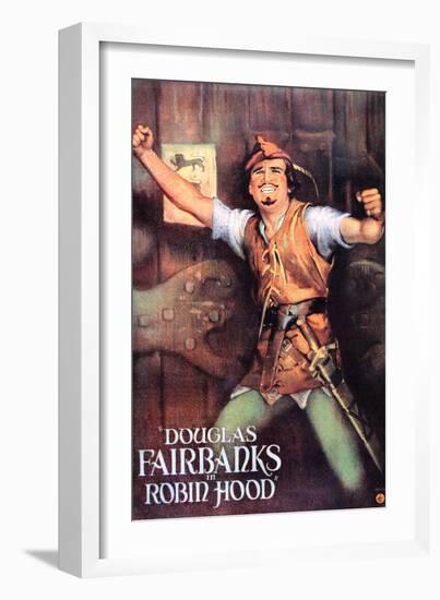 Robin Hood, Douglas Fairbanks, Sr., 1922-null-Framed Art Print