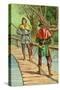Robin Hood: Encounter with a Giant-null-Stretched Canvas