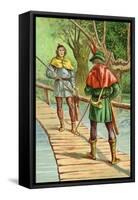 Robin Hood: Encounter with a Giant-null-Framed Stretched Canvas