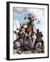 Robin Hood Fighting-John Millar Watt-Framed Giclee Print