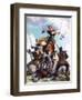 Robin Hood Fighting-John Millar Watt-Framed Premium Giclee Print