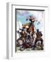 Robin Hood Fighting-John Millar Watt-Framed Premium Giclee Print