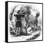 Robin Hood, Legendary English Folk Hero and Outlaw and Champion of the Poor, Early 19th Century-null-Framed Stretched Canvas