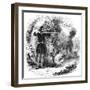 Robin Hood, Legendary English Folk Hero and Outlaw and Champion of the Poor, Early 19th Century-null-Framed Giclee Print