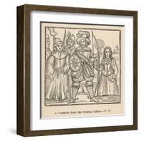 Robin Hood Maid Marian Friar Tuck and Some of Their Fellow- Outlaws-null-Framed Art Print