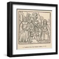 Robin Hood Maid Marian Friar Tuck and Some of Their Fellow- Outlaws-null-Framed Art Print