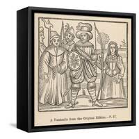 Robin Hood Maid Marian Friar Tuck and Some of Their Fellow- Outlaws-null-Framed Stretched Canvas