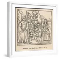 Robin Hood Maid Marian Friar Tuck and Some of Their Fellow- Outlaws-null-Framed Art Print