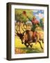 Robin Hood on the Back of a Stag-Derek Charles Eyles-Framed Giclee Print