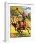 Robin Hood on the Back of a Stag-Derek Charles Eyles-Framed Giclee Print