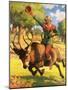 Robin Hood on the Back of a Stag-Derek Charles Eyles-Mounted Giclee Print