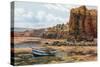 Robin Hood's Bay, from the Sands-Alfred Robert Quinton-Stretched Canvas