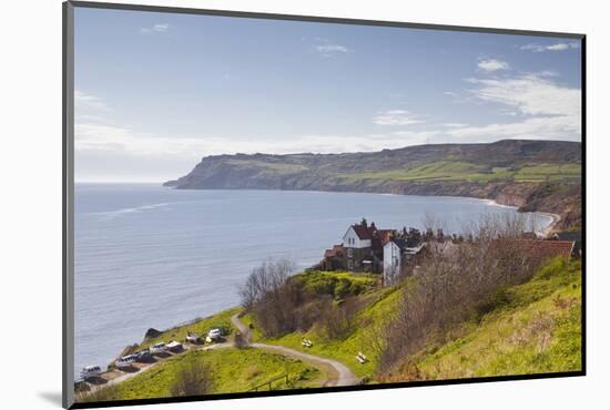 Robin Hood's Bay on the North York Moors Coastline, Yorkshire, England, United Kingdom, Europe-Julian Elliott-Mounted Photographic Print