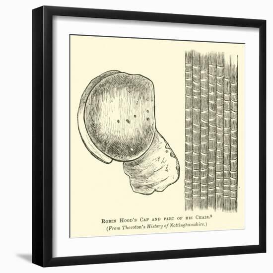 Robin Hood's Cap and Part of His Chair-null-Framed Giclee Print