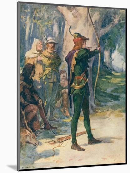 Robin Hood-Robert Hope-Mounted Giclee Print