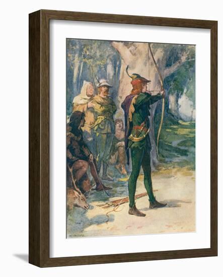 Robin Hood-Robert Hope-Framed Giclee Print