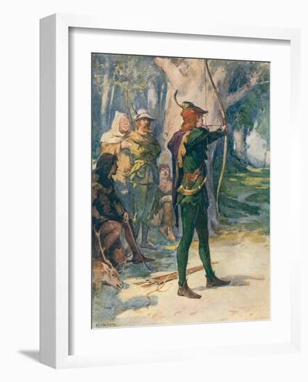 Robin Hood-Robert Hope-Framed Giclee Print