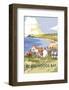 Robin Hoods Bay - Dave Thompson Contemporary Travel Print-Dave Thompson-Framed Giclee Print