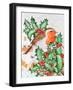 Robin in the Holly-Tony Todd-Framed Giclee Print