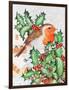 Robin in the Holly-Tony Todd-Framed Giclee Print