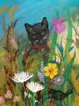 Cat in the Garden-Robin Maria-Art Print