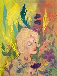 Woman in the Garden-Robin Maria-Art Print