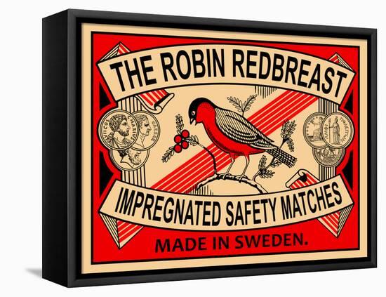 Robin Matches-Mark Rogan-Framed Stretched Canvas