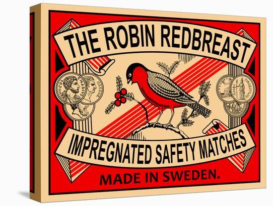 Robin Matches-Mark Rogan-Stretched Canvas