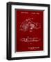 Robin Motorcycle Patent-Cole Borders-Framed Art Print