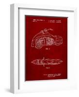 Robin Motorcycle Patent-Cole Borders-Framed Art Print