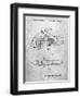 Robin Motorcycle Patent-Cole Borders-Framed Art Print