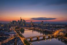 Frankfurt Skyline at Sunset-Robin Oelschlegel-Photographic Print