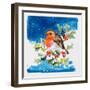 Robin Red-Breast, 1996-Diane Matthes-Framed Giclee Print