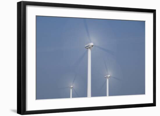 Robin Rigg Windfarm, Workington, Solway Firth, Cumbria, UK, April 2011-Peter Cairns-Framed Photographic Print